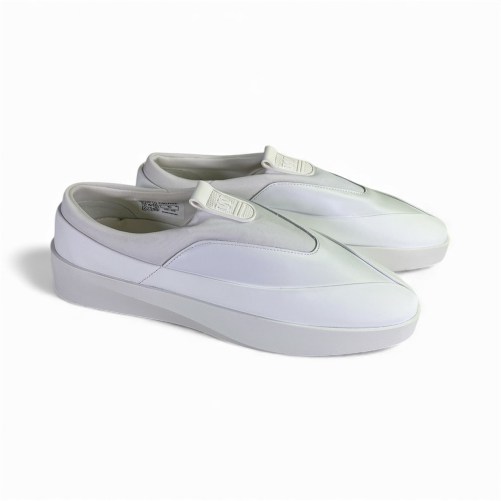 Wolfe and Shepherd New Women's EU 40 US9 9.5White Leather Slip-On Shoes